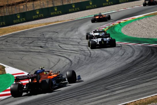 Lando Norris (GBR) McLaren MCL35.
16.08.2020. Formula 1 World Championship, Rd 6, Spanish Grand Prix, Barcelona, Spain, Race Day.
- www.xpbimages.com, EMail: requests@xpbimages.com © Copyright: Batchelor / XPB Images