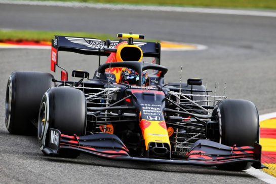 Alexander Albon (THA) Red Bull Racing RB16.
28.08.2020. Formula 1 World Championship, Rd 7, Belgian Grand Prix, Spa Francorchamps, Belgium, Practice Day.
- www.xpbimages.com, EMail: requests@xpbimages.com - copy of publication required for printed pictures. Every used picture is fee-liable. © Copyright: Charniaux / XPB Images