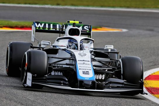 Nicholas Latifi (CDN) Williams Racing FW43.
28.08.2020. Formula 1 World Championship, Rd 7, Belgian Grand Prix, Spa Francorchamps, Belgium, Practice Day.
- www.xpbimages.com, EMail: requests@xpbimages.com - copy of publication required for printed pictures. Every used picture is fee-liable. © Copyright: Charniaux / XPB Images