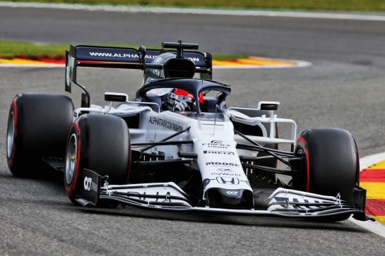 Daniil Kvyat (RUS) AlphaTauri AT01.
28.08.2020. Formula 1 World Championship, Rd 7, Belgian Grand Prix, Spa Francorchamps, Belgium, Practice Day.
- www.xpbimages.com, EMail: requests@xpbimages.com - copy of publication required for printed pictures. Every used picture is fee-liable. © Copyright: Charniaux / XPB Images