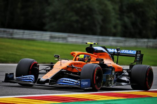 Lando Norris (GBR) McLaren MCL35.
28.08.2020. Formula 1 World Championship, Rd 7, Belgian Grand Prix, Spa Francorchamps, Belgium, Practice Day.
- www.xpbimages.com, EMail: requests@xpbimages.com © Copyright: Batchelor / XPB Images