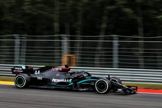 Lewis Hamilton (GBR) Mercedes AMG F1 W11.
28.08.2020. Formula 1 World Championship, Rd 7, Belgian Grand Prix, Spa Francorchamps, Belgium, Practice Day.
- www.xpbimages.com, EMail: requests@xpbimages.com © Copyright: Batchelor / XPB Images