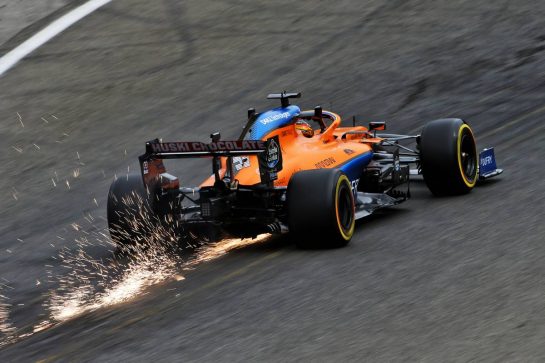 Carlos Sainz Jr (ESP) McLaren MCL35.
28.08.2020. Formula 1 World Championship, Rd 7, Belgian Grand Prix, Spa Francorchamps, Belgium, Practice Day.
- www.xpbimages.com, EMail: requests@xpbimages.com - copy of publication required for printed pictures. Every used picture is fee-liable. © Copyright: Charniaux / XPB Images