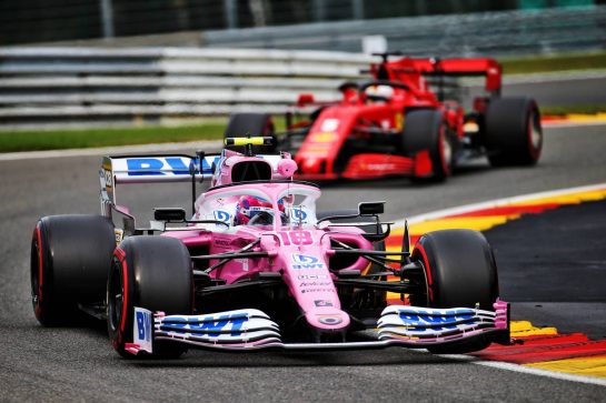 Lance Stroll (CDN) Racing Point F1 Team RP20.
28.08.2020. Formula 1 World Championship, Rd 7, Belgian Grand Prix, Spa Francorchamps, Belgium, Practice Day.
- www.xpbimages.com, EMail: requests@xpbimages.com © Copyright: Batchelor / XPB Images