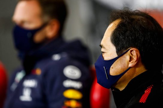 Toyoharu Tanabe (JPN) Honda Racing F1 Technical Director in the FIA Press Conference.
28.08.2020. Formula 1 World Championship, Rd 7, Belgian Grand Prix, Spa Francorchamps, Belgium, Practice Day.
- www.xpbimages.com, EMail: requests@xpbimages.com - copy of publication required for printed pictures. Every used picture is fee-liable. © Copyright: FIA Pool Image for Editorial Use Only