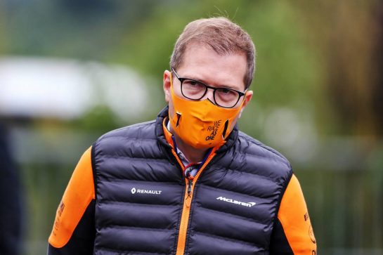 Andreas Seidl, McLaren Managing Director.
29.08.2020. Formula 1 World Championship, Rd 7, Belgian Grand Prix, Spa Francorchamps, Belgium, Qualifying Day.
- www.xpbimages.com, EMail: requests@xpbimages.com © Copyright: Moy / XPB Images