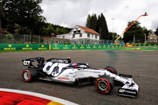 Pierre Gasly (FRA) AlphaTauri AT01.
29.08.2020. Formula 1 World Championship, Rd 7, Belgian Grand Prix, Spa Francorchamps, Belgium, Qualifying Day.
- www.xpbimages.com, EMail: requests@xpbimages.com - copy of publication required for printed pictures. Every used picture is fee-liable. © Copyright: Charniaux / XPB Images