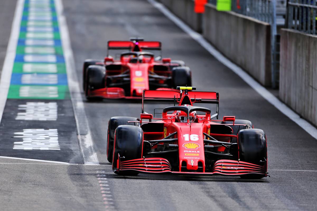 Charles Leclerc (MON) Ferrari SF1000 and Sebastian Vettel (GER) Ferrari SF1000.