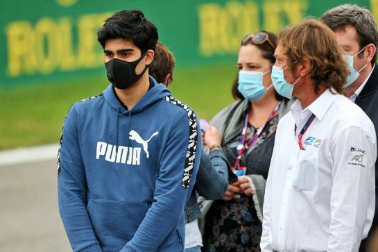 Juan Manuel Correa (USA) - a minute's silence for Anthoine Hubert is observed before the F2 race.
29.08.2020. Formula 1 World Championship, Rd 7, Belgian Grand Prix, Spa Francorchamps, Belgium, Qualifying Day.
- www.xpbimages.com, EMail: requests@xpbimages.com © Copyright: Moy / XPB Images