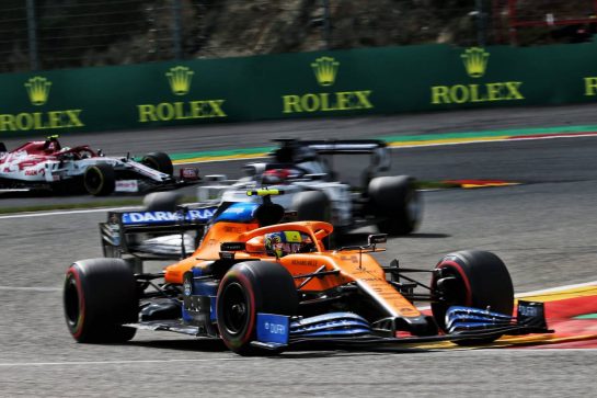 Lando Norris (GBR) McLaren MCL35.
30.08.2020. Formula 1 World Championship, Rd 7, Belgian Grand Prix, Spa Francorchamps, Belgium, Race Day.
- www.xpbimages.com, EMail: requests@xpbimages.com © Copyright: Batchelor / XPB Images