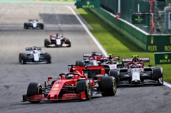 Sebastian Vettel (GER) Ferrari SF1000.
30.08.2020. Formula 1 World Championship, Rd 7, Belgian Grand Prix, Spa Francorchamps, Belgium, Race Day.
- www.xpbimages.com, EMail: requests@xpbimages.com - copy of publication required for printed pictures. Every used picture is fee-liable. © Copyright: Charniaux / XPB Images