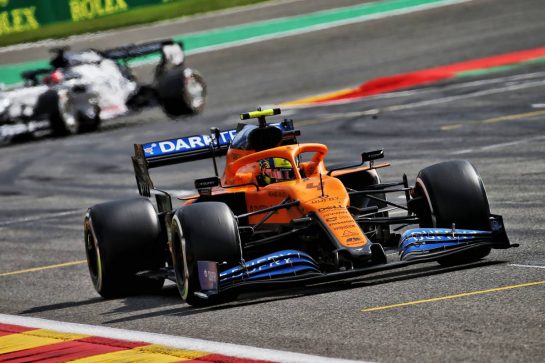 Lando Norris (GBR) McLaren MCL35.
30.08.2020. Formula 1 World Championship, Rd 7, Belgian Grand Prix, Spa Francorchamps, Belgium, Race Day.
- www.xpbimages.com, EMail: requests@xpbimages.com © Copyright: Batchelor / XPB Images