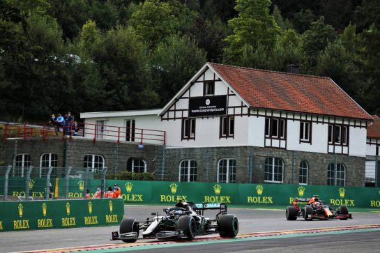 Valtteri Bottas (FIN) Mercedes AMG F1 W11.
30.08.2020. Formula 1 World Championship, Rd 7, Belgian Grand Prix, Spa Francorchamps, Belgium, Race Day.
- www.xpbimages.com, EMail: requests@xpbimages.com - copy of publication required for printed pictures. Every used picture is fee-liable. © Copyright: Charniaux / XPB Images