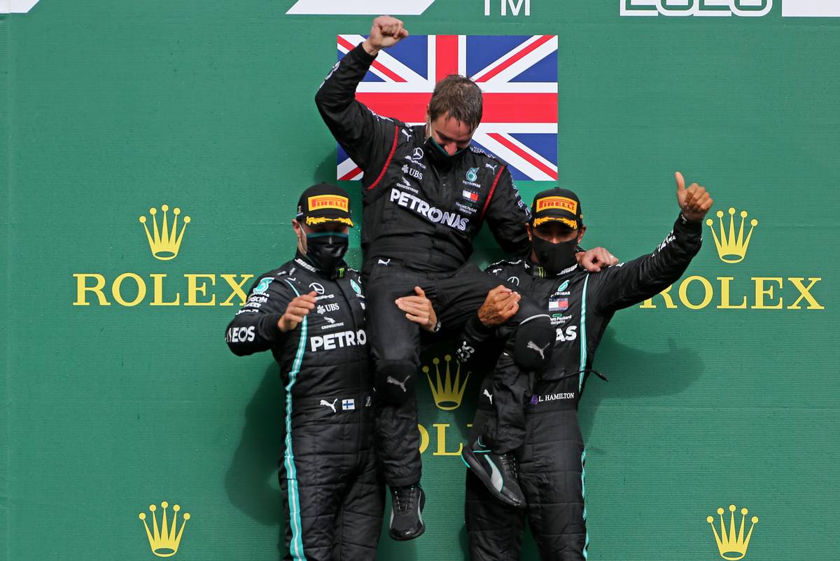 Valtteri Bottas (FIN), Mercedes AMG F1 and Lewis Hamilton (GBR), Mercedes AMG F1   30.08.2020.