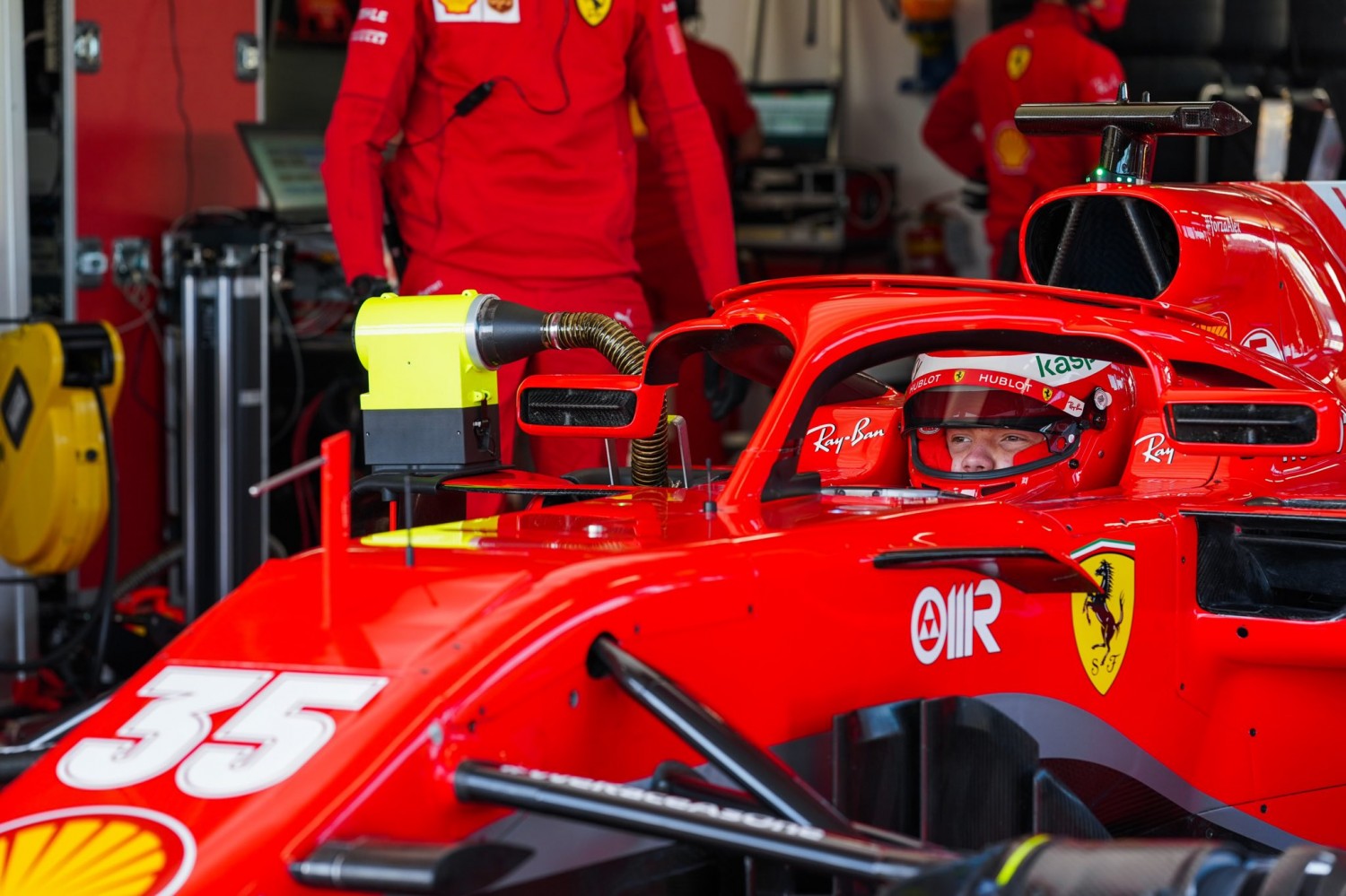 F1i Pic Of The Day Shwartzman Crosses Off Ferrari F1 Test On Bucket List