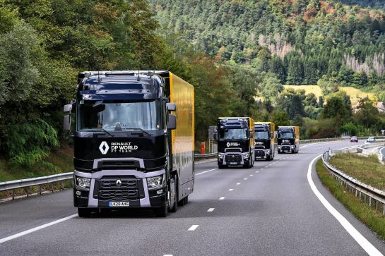 Renault F1 Team trucks heading from Spa to Monza.
03.09.2020. Formula 1 World Championship, Rd 8, Italian Grand Prix, Monza, Italy, Preparation Day.
- www.xpbimages.com, EMail: requests@xpbimages.com © Copyright: Moy / XPB Images