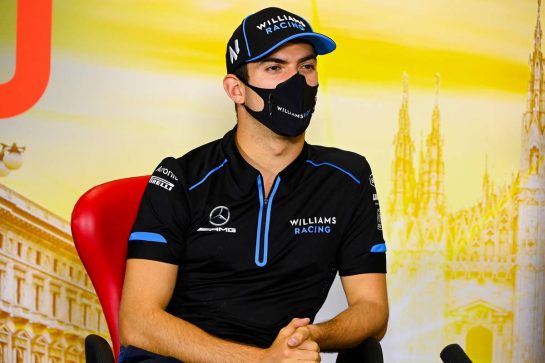 Nicholas Latifi (CDN) Williams Racing in the FIA Press Conference.
03.09.2020. Formula 1 World Championship, Rd 8, Italian Grand Prix, Monza, Italy, Preparation Day.
- www.xpbimages.com, EMail: requests@xpbimages.com - copy of publication required for printed pictures. Every used picture is fee-liable. © Copyright: FIA Pool Image for Editorial Use Only