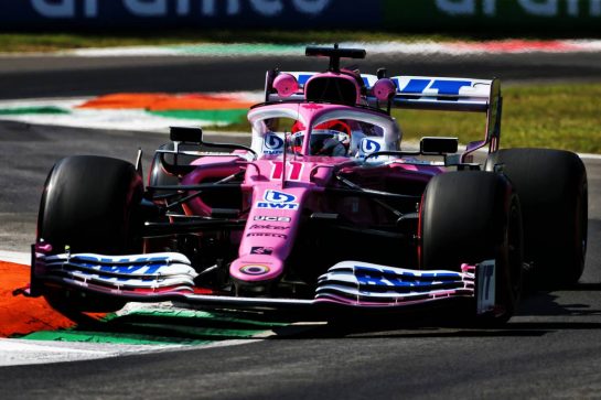 Sergio Perez (MEX) Racing Point F1 Team RP19.
04.09.2020. Formula 1 World Championship, Rd 8, Italian Grand Prix, Monza, Italy, Practice Day.
- www.xpbimages.com, EMail: requests@xpbimages.com - copy of publication required for printed pictures. Every used picture is fee-liable. © Copyright: Charniaux / XPB Images