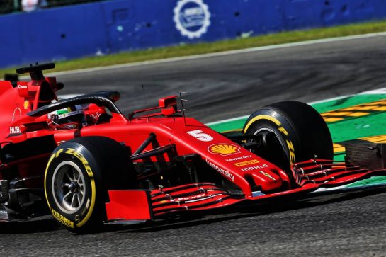 Sebastian Vettel (GER) Ferrari SF1000.
04.09.2020. Formula 1 World Championship, Rd 8, Italian Grand Prix, Monza, Italy, Practice Day.
- www.xpbimages.com, EMail: requests@xpbimages.com © Copyright: Batchelor / XPB Images