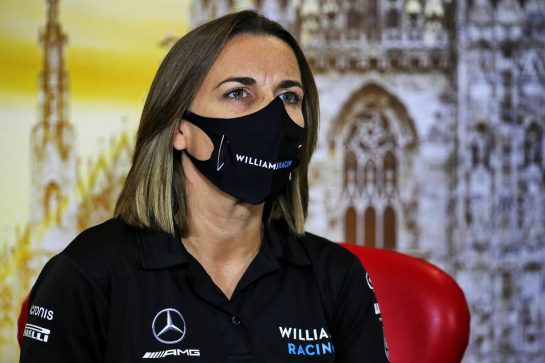 Claire Williams (GBR) Williams Racing Deputy Team Principal in the FIA Press Conference.
04.09.2020. Formula 1 World Championship, Rd 8, Italian Grand Prix, Monza, Italy, Practice Day.
- www.xpbimages.com, EMail: requests@xpbimages.com © Copyright: Batchelor / XPB Images