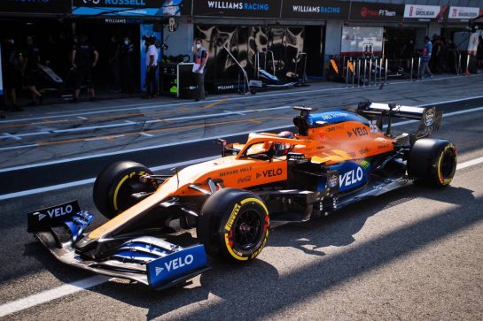 Carlos Sainz Jr (ESP) McLaren MCL35.
04.09.2020. Formula 1 World Championship, Rd 8, Italian Grand Prix, Monza, Italy, Practice Day.
- www.xpbimages.com, EMail: requests@xpbimages.com © Copyright: Bearne / XPB Images