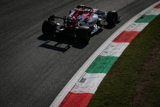 Antonio Giovinazzi (ITA), Alfa Romeo Racing 
04.09.2020. Formula 1 World Championship, Rd 8, Italian Grand Prix, Monza, Italy, Practice Day.
- www.xpbimages.com, EMail: requests@xpbimages.com - copy of publication required for printed pictures. Every used picture is fee-liable. © Copyright: Charniaux / XPB Images