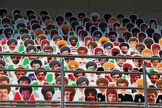 Circuit atmosphere - 'Virtual' Fans cutouts in the grandstand.
05.09.2020. Formula 1 World Championship, Rd 8, Italian Grand Prix, Monza, Italy, Qualifying Day.
- www.xpbimages.com, EMail: requests@xpbimages.com © Copyright: Batchelor / XPB Images