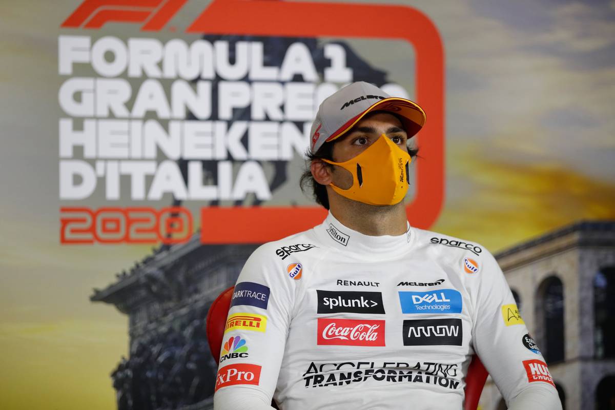 Carlos Sainz Jr (ESP) McLaren in the post qualifying FIA Press Conference.