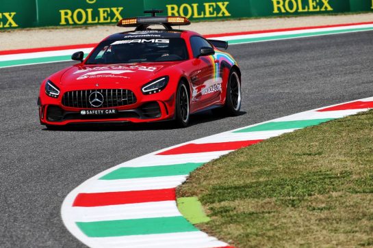 Red FIA Safety Car.
10.09.2020. Formula 1 World Championship, Rd 9, Tuscan Grand Prix, Mugello, Italy, Preparation Day.
- www.xpbimages.com, EMail: requests@xpbimages.com © Copyright: Batchelor / XPB Images