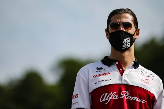 Antonio Giovinazzi (ITA), Alfa Romeo Racing 
10.09.2020. Formula 1 World Championship, Rd 9, Tuscan Grand Prix, Mugello, Italy, Preparation Day.
- www.xpbimages.com, EMail: requests@xpbimages.com © Copyright: Charniaux / XPB Images