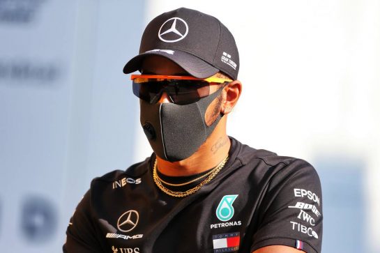 Lewis Hamilton (GBR) Mercedes AMG F1.
11.09.2020. Formula 1 World Championship, Rd 9, Tuscan Grand Prix, Mugello, Italy, Practice Day.
- www.xpbimages.com, EMail: requests@xpbimages.com © Copyright: Moy / XPB Images