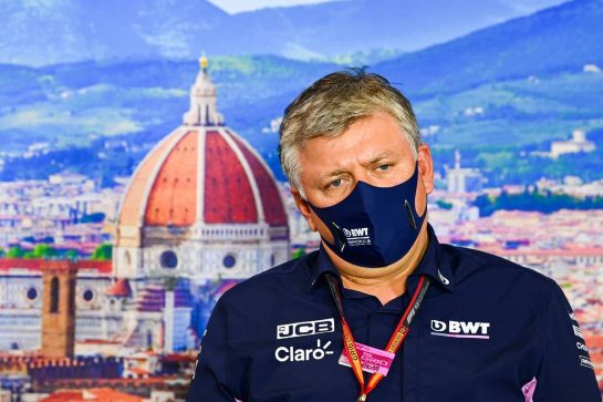 Otmar Szafnauer (USA) Racing Point F1 Team Principal and CEO in the FIA Press Conference.
11.09.2020. Formula 1 World Championship, Rd 9, Tuscan Grand Prix, Mugello, Italy, Practice Day.
- www.xpbimages.com, EMail: requests@xpbimages.com © Copyright: FIA Pool Image for Editorial Use Only