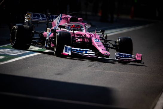 Sergio Perez (MEX) Racing Point F1 Team RP19.
11.09.2020. Formula 1 World Championship, Rd 9, Tuscan Grand Prix, Mugello, Italy, Practice Day.
- www.xpbimages.com, EMail: requests@xpbimages.com © Copyright: Bearne / XPB Images