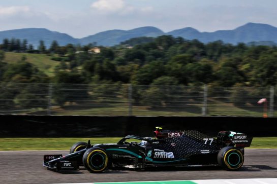 Valtteri Bottas (FIN) Mercedes AMG F1 W11.
11.09.2020. Formula 1 World Championship, Rd 9, Tuscan Grand Prix, Mugello, Italy, Practice Day.
- www.xpbimages.com, EMail: requests@xpbimages.com © Copyright: Batchelor / XPB Images