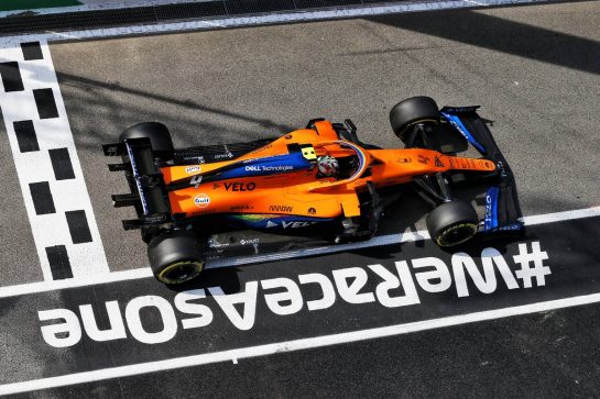 Lando Norris (GBR) McLaren MCL35.
11.09.2020. Formula 1 World Championship, Rd 9, Tuscan Grand Prix, Mugello, Italy, Practice Day.
- www.xpbimages.com, EMail: requests@xpbimages.com © Copyright: Moy / XPB Images
