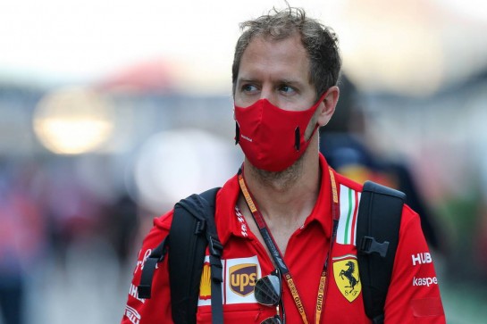 Sebastian Vettel (GER) Ferrari.
25.09.2020. Formula 1 World Championship, Rd 10, Russian Grand Prix, Sochi Autodrom, Sochi, Russia, Practice Day.
- www.xpbimages.com, EMail: requests@xpbimages.com © Copyright: Moy / XPB Images
