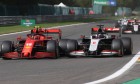 Charles Leclerc (MON) Ferrari SF1000 and Romain Grosjean (FRA) Haas F1 Team VF-20 battle for position.