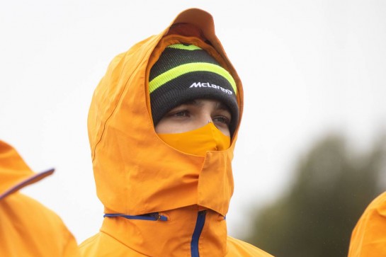 Lando Norris (GBR) McLaren walks the circuit.
08.10.2020. Formula 1 World Championship, Rd 11, Eifel Grand Prix, Nurbugring, Germany, Preparation Day.
- www.xpbimages.com, EMail: requests@xpbimages.com © Copyright: Bearne / XPB Images