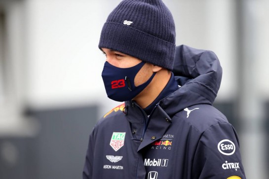Alexander Albon (THA) Red Bull Racing RB16.
08.10.2020. Formula 1 World Championship, Rd 11, Eifel Grand Prix, Nurbugring, Germany, Preparation Day.
- www.xpbimages.com, EMail: requests@xpbimages.com © Copyright: Batchelor / XPB Images