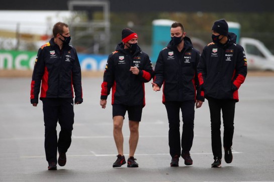 Alexander Albon (THA) Red Bull Racing RB16 walking the track.
08.10.2020. Formula 1 World Championship, Rd 11, Eifel Grand Prix, Nurbugring, Germany, Preparation Day.
- www.xpbimages.com, EMail: requests@xpbimages.com © Copyright: Batchelor / XPB Images