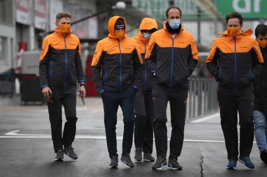 Carlos Sainz Jr (ESP) McLaren MCL35.
08.10.2020. Formula 1 World Championship, Rd 11, Eifel Grand Prix, Nurbugring, Germany, Preparation Day.
- www.xpbimages.com, EMail: requests@xpbimages.com © Copyright: Batchelor / XPB Images