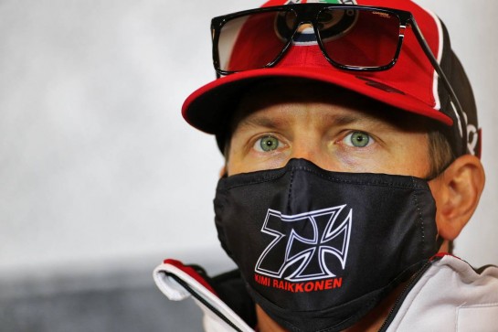 Kimi Raikkonen (FIN) Alfa Romeo Racing in the FIA Press Conference.
08.10.2020. Formula 1 World Championship, Rd 11, Eifel Grand Prix, Nurbugring, Germany, Preparation Day.
- www.xpbimages.com, EMail: requests@xpbimages.com © Copyright: Charniaux / XPB Images