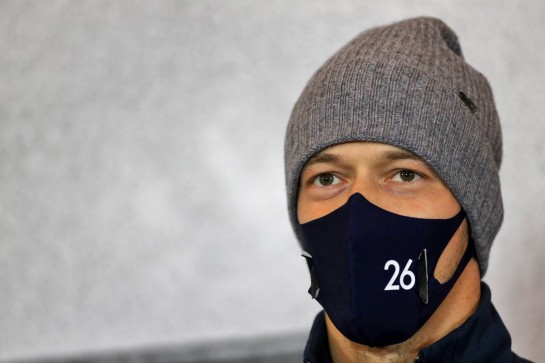 Daniil Kvyat (RUS) AlphaTauri in the FIA Press Conference.
08.10.2020. Formula 1 World Championship, Rd 11, Eifel Grand Prix, Nurbugring, Germany, Preparation Day.
- www.xpbimages.com, EMail: requests@xpbimages.com © Copyright: Charniaux / XPB Images