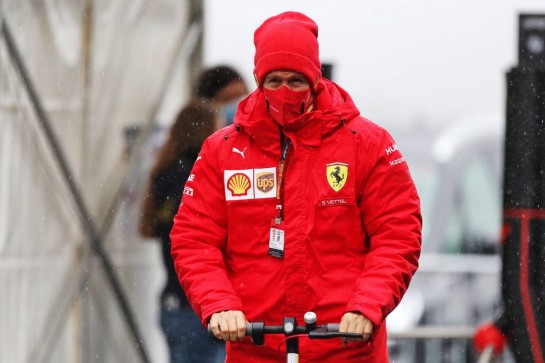 Sebastian Vettel (GER) Ferrari.
09.10.2020. Formula 1 World Championship, Rd 11, Eifel Grand Prix, Nurbugring, Germany, Practice Day.
- www.xpbimages.com, EMail: requests@xpbimages.com © Copyright: Moy / XPB Images