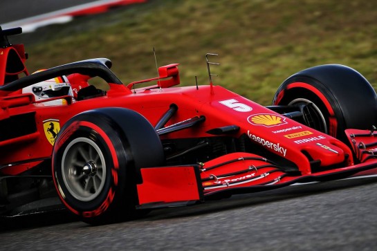 Sebastian Vettel (GER) Ferrari SF1000.
10.10.2020. Formula 1 World Championship, Rd 11, Eifel Grand Prix, Nurbugring, Germany, Qualifying Day.
- www.xpbimages.com, EMail: requests@xpbimages.com © Copyright: Batchelor / XPB Images