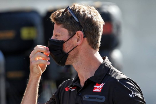Romain Grosjean (FRA) Haas F1 Team.
22.10.2020. Formula 1 World Championship, Rd 12, Portuguese Grand Prix, Portimao, Portugal, Preparation Day.
- www.xpbimages.com, EMail: requests@xpbimages.com © Copyright: Batchelor / XPB Images