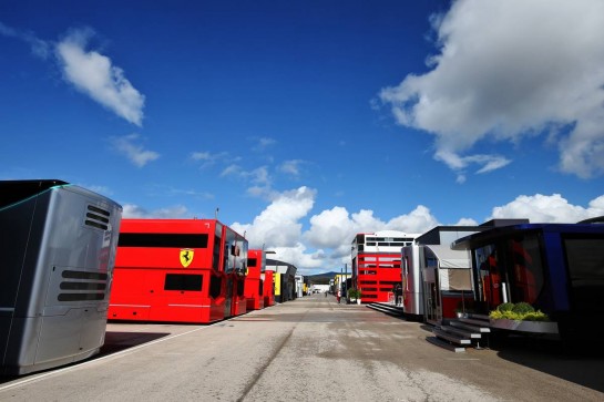Paddock atmosphere.
22.10.2020. Formula 1 World Championship, Rd 12, Portuguese Grand Prix, Portimao, Portugal, Preparation Day.
- www.xpbimages.com, EMail: requests@xpbimages.com © Copyright: Moy / XPB Images