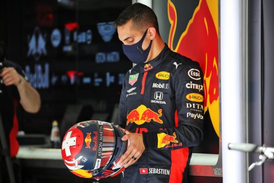 Sebastien Buemi (SUI) Red Bull Racing Reserve Driver.
22.10.2020. Formula 1 World Championship, Rd 12, Portuguese Grand Prix, Portimao, Portugal, Preparation Day.
- www.xpbimages.com, EMail: requests@xpbimages.com © Copyright: Batchelor / XPB Images