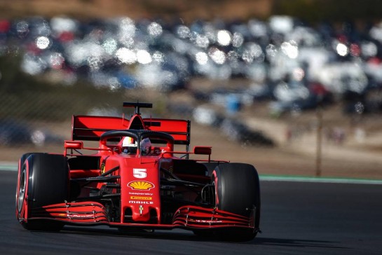 Sebastian Vettel (GER), Scuderia Ferrari 24.10.2020. Formula 1 World Championship, Rd 12, Portuguese Grand Prix, Portimao, Portugal, Qualifying Day.- www.xpbimages.com, EMail: requests@xpbimages.com © Copyright: Charniaux / XPB Images