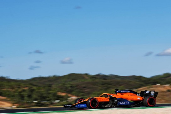 Carlos Sainz Jr (ESP) McLaren MCL35.
24.10.2020. Formula 1 World Championship, Rd 12, Portuguese Grand Prix, Portimao, Portugal, Qualifying Day.
- www.xpbimages.com, EMail: requests@xpbimages.com © Copyright: Batchelor / XPB Images